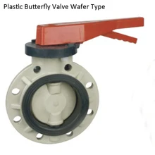 DN65 ПВХ RPP PVDF вафли Тип клапан-бабочка, ПВХ вафли Тип клапан-бабочка, пластиковый двустворчатый кран для воды для защиты от коррозии