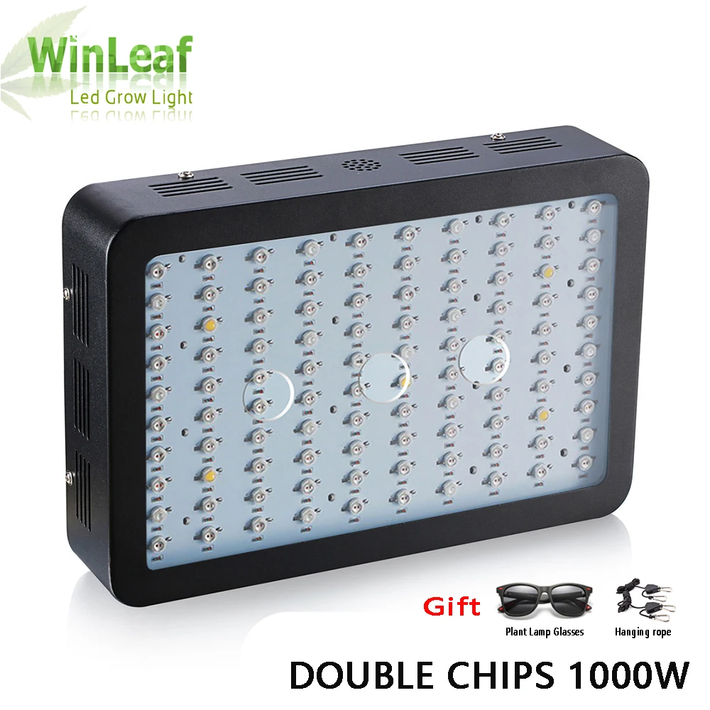 LED Grow Light Full Spectrum 1000W Plant Grow Lamp for Indoor Tent Greenhouse Hydroponic Flower Light