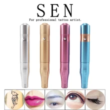 Профессиональный бровей насадка для татуировочной машины для перманентного макияжа одноцветное брови Microblading вечный макияж комплект с татуировки