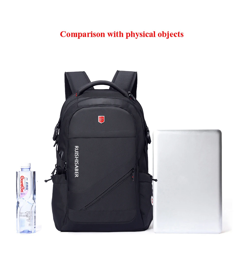 Мужской бизнес-рюкзак с защитой от кражи, Оксфорд, внешняя зарядка, USB функция, рюкзак для ноутбука, швейцарская Водонепроницаемая дорожная сумка, 17 дюймов, wo men