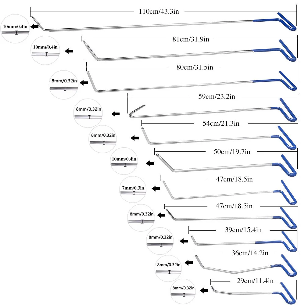 PDR крючки инструменты для удаления вмятин Авто Ремонт дверей ремонт обратный молоток подъемник присоски для вмятин клей пистолет клей