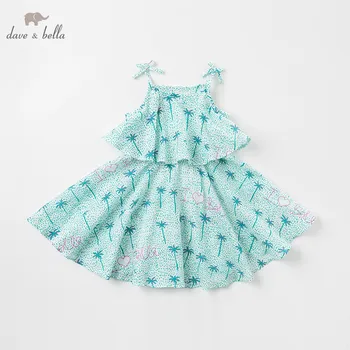 

DBK9819 dave bella kids girls dress sleeveless summer dresses kids girls dress children birthday party boutique dress