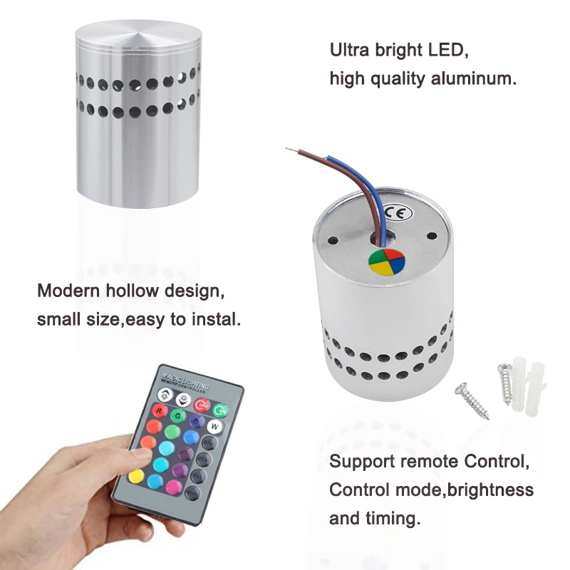 Creative-LED-Wall-Light-RGB-Wall-Lamp-Modern-Light-Fixture-Luminous-Lighting-Sconce-3W-AC85-265V (3)