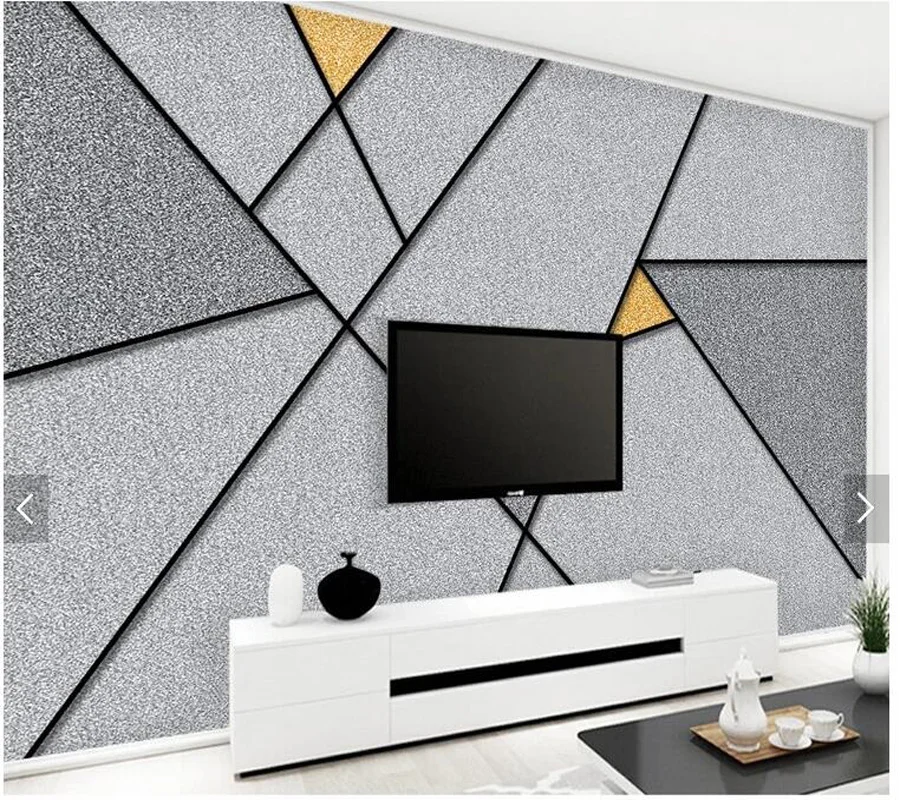 Пользовательские 3D papel де parede, геометрический площади, окаймленной fresco для гостиной спальня диван фон home decor обои