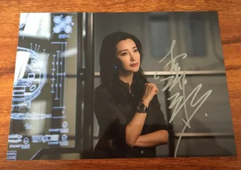 

signed Li Bingbing autographed photo 5*7 autographs The Meg 082018A
