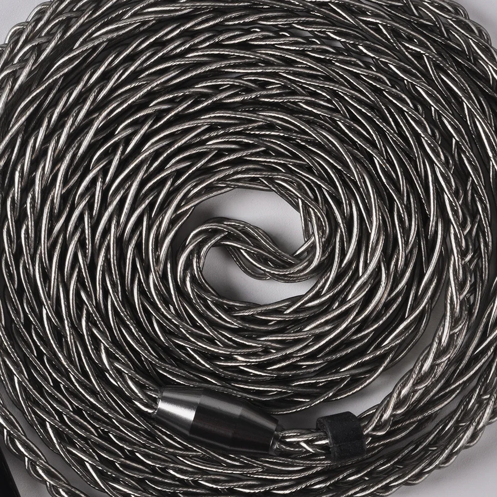 lz 8 core 6n single crystal copper silver plated cable 2.5/3.