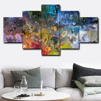 

Laeacco Canvas Calligraphy Painting Graffiti Posters Wall Art Pictures for Living Room Bedroom Home Decoration