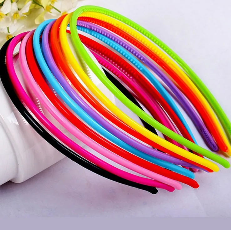 Buy 4mm girl women plastic headband with teeth for