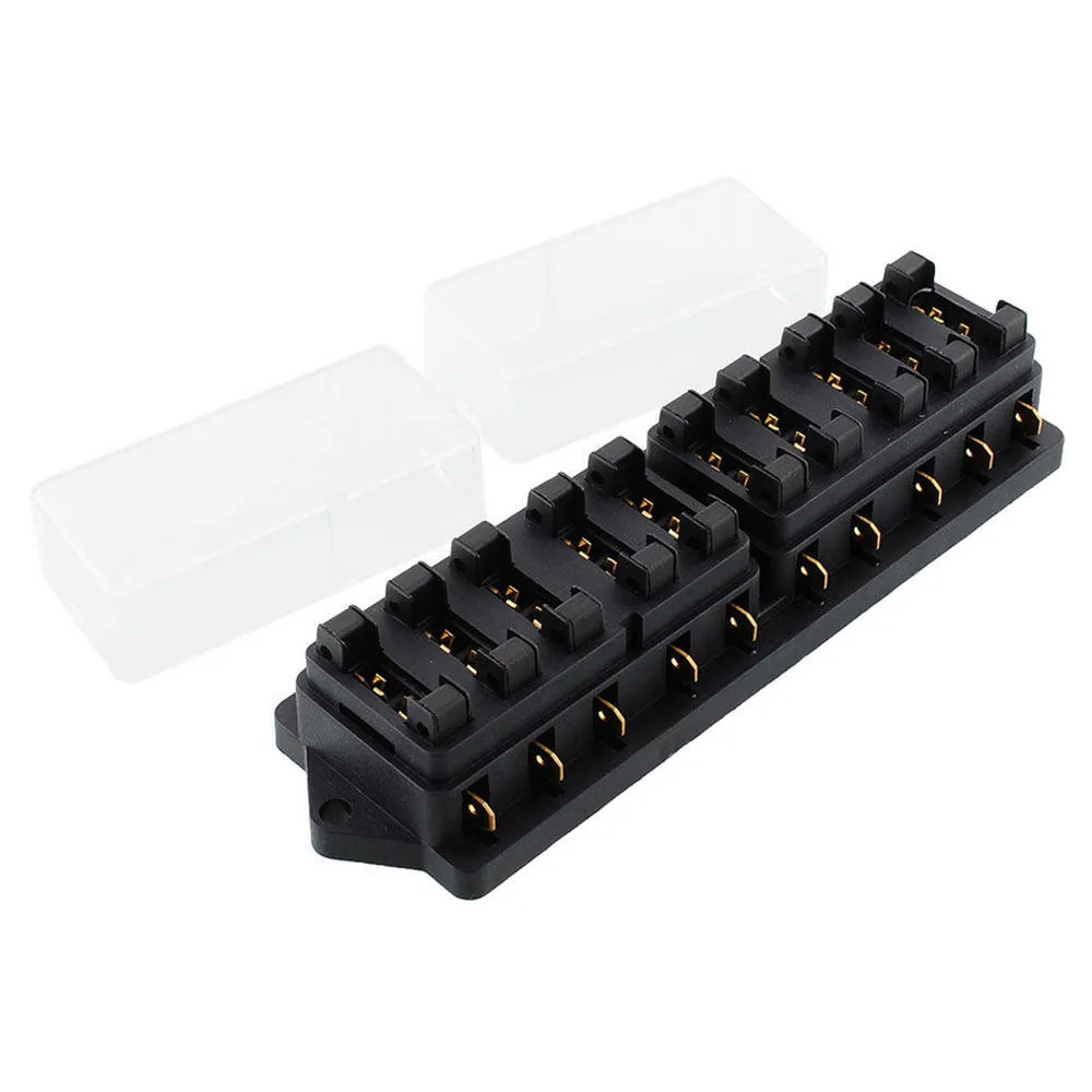 Suporte do Carro Padrão da Lâmina do Ato Caixa de Fusível Auto Circuito Titular 12v ee 10 Way 9 Ee suporte do carro, auto 10 way