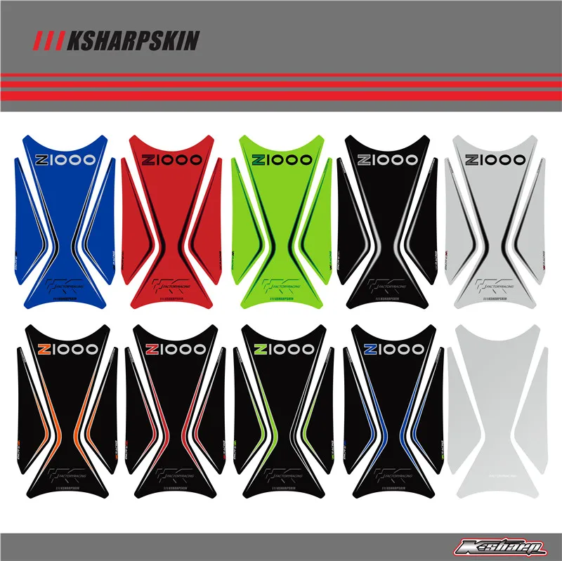 3D Adesivi Sticker Decal Emblem Protection Tank Pad Cas Cap Adatto Per Kawasaki Z1000 Z 1000