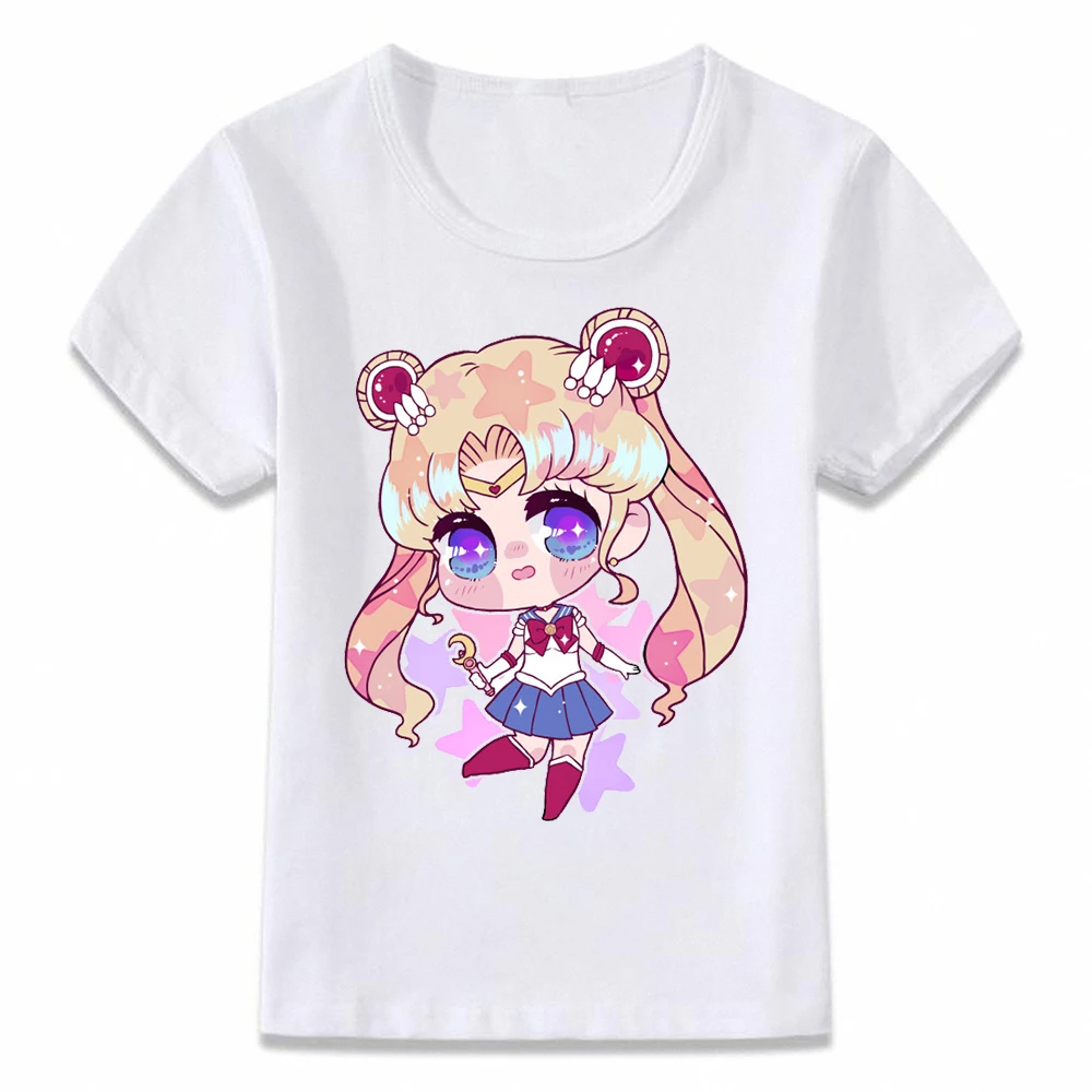 Детская футболка Chibi Сейлор Мун Марс для мальчиков и девочек малыша oal118|Тройники|