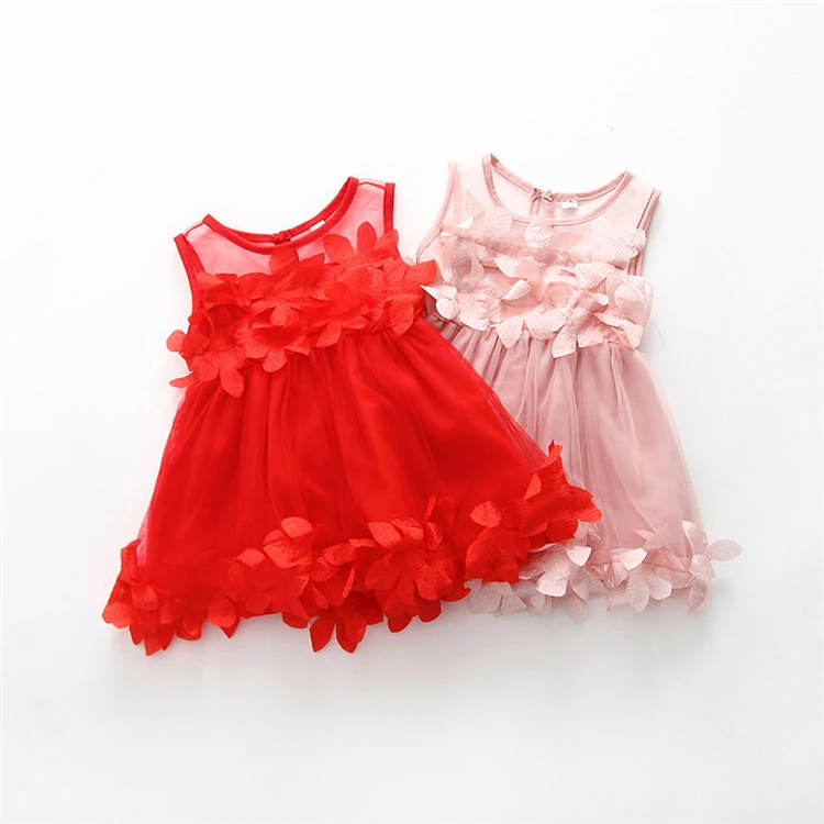2018 Summer Baby Dresses Girl Newborn Christening Dress For Baby Girl 1st Birthday Outfits Flower Princess Party Infant Dress 3T (3)