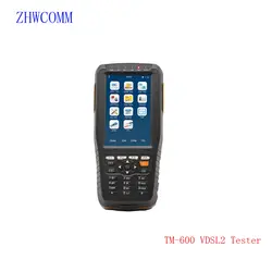 Zhwcomm ручной tm-600 vdsl2 тестер (ADSL/vdsl2/OPM/VFL tdr Функция/тон trackerall- в-одном) xdsl оборудования линии