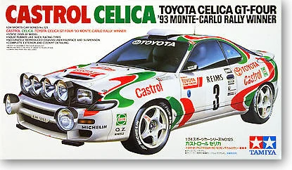 1/24 Toyota Celica Монте-Карло 93 Чемпион ралли 24125 модель автомобиля