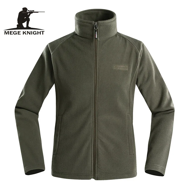

Mege Brand Men Clothing Autumn Winter Thermal Fleece Jacket Military Male Outwear Warm Inner Jacket Solid Color Plus Size