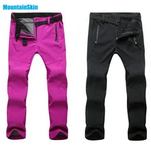 2017 Women s Winter Inner Fleece Pants Outdoor Sport Thermal Brand Clothing Hiking Camping Trekking Skiing