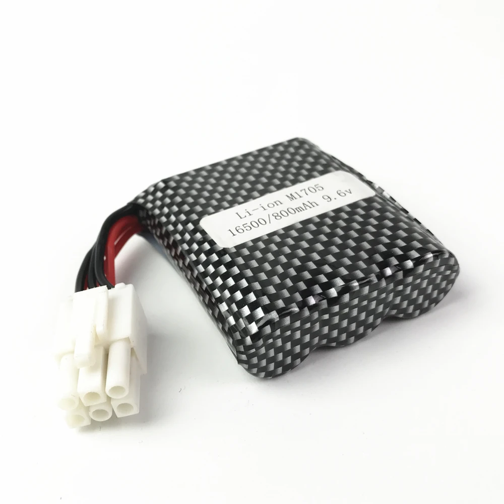 

JYRC S911 912 9115 9116 Original Battery 9.6v 800mAh Battery EL-6P Li-ion Battery For RC Car RC Monster Truck EL6P Parts