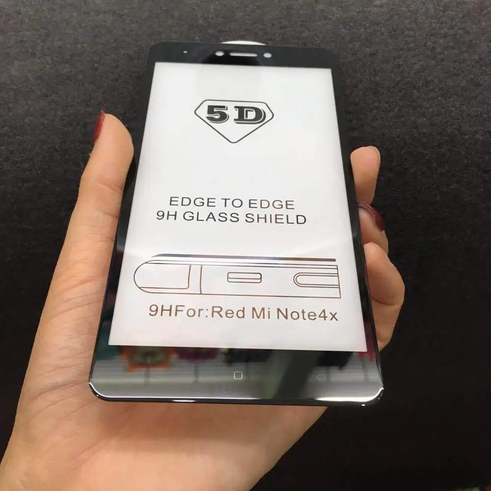 5D Full Front Film Tempered Glass For Xiaomi Pocohone F1 Mi7 Mi8 8SE 6X Screen Protective For Xiaomi A1 5S 5X 6 6X Mix2 Note3 A2 (4)