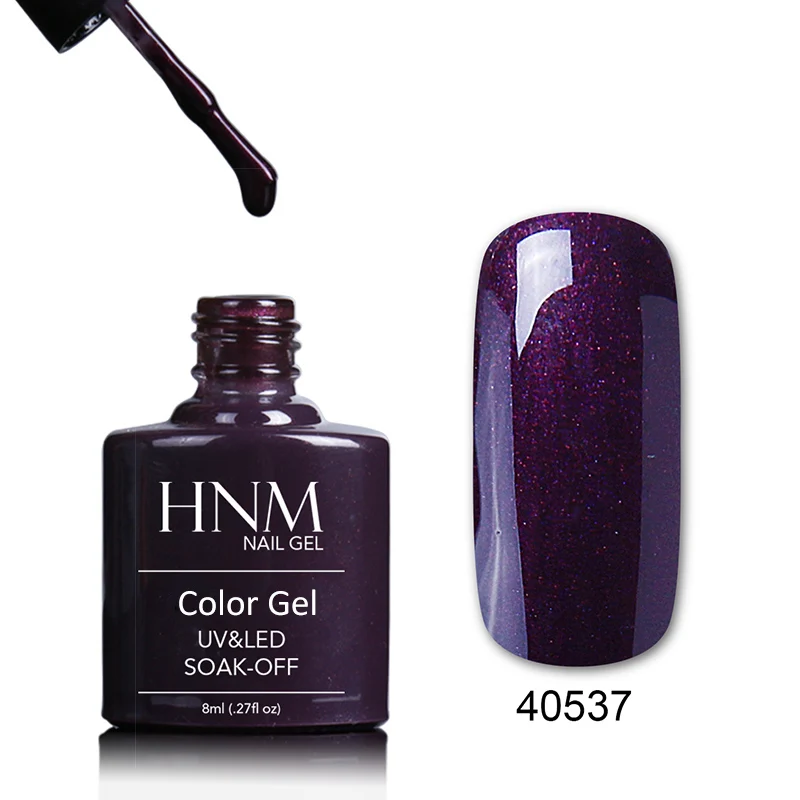 HNM 8 мл УФ светодиодный Гель-лак замачиваемый Гель-лак для ногтей 79 цветов Гель-лак Lucky Hybrid Гель-лак Полупостоянный Гель-лак Shilak ink - Цвет: 40537