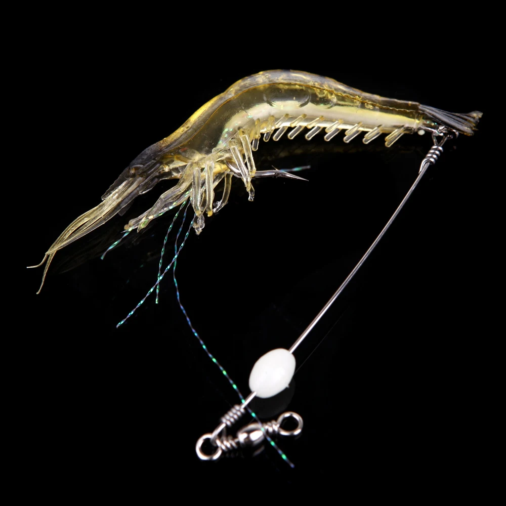 Buy 18cm 8g Shrimp Soft Lure Luminous Night Fishing Lures Isca Artificial Bait