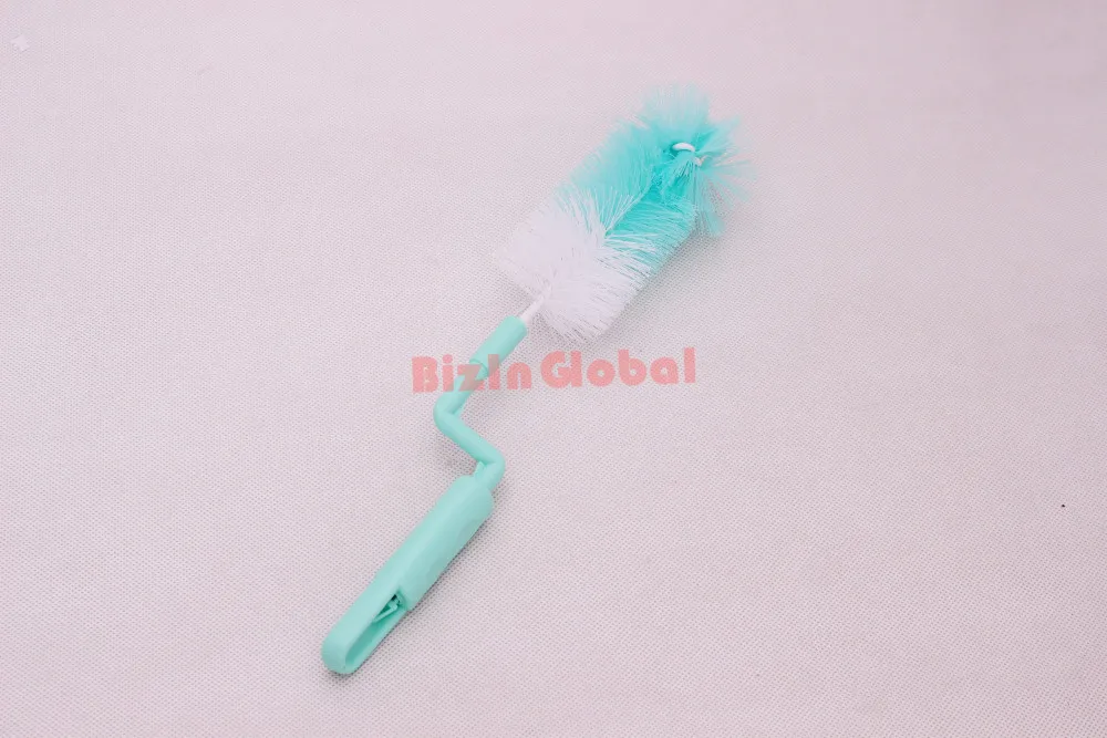 Baby milk bottle nipple teapot nozzle spout tube teat nylon clean cleaning brush (3)
