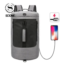 35L большой емкости Многофункциональный водонепроницаемый цилиндр дорожная сумка для мужчин и женщин унисекс бизнес путешественник багаж вещевой мешок