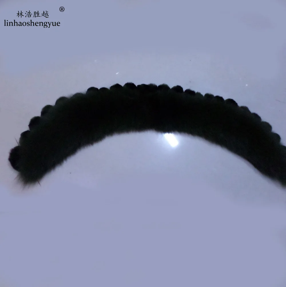 

Linhaoshengyue Fox ruffled fur collar