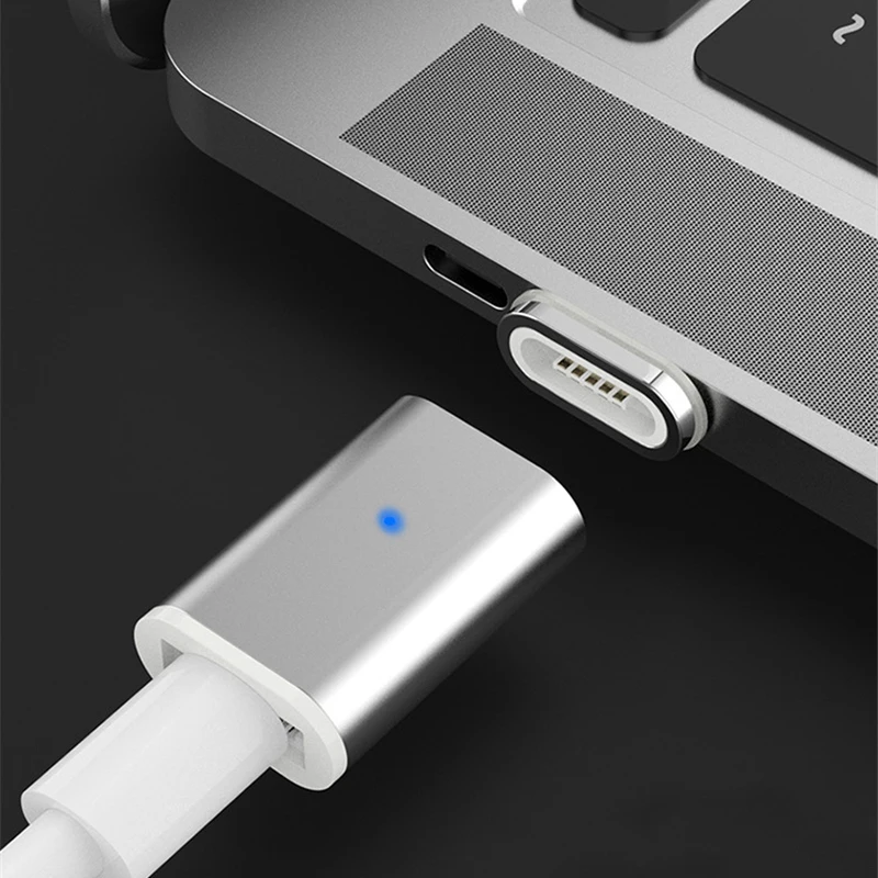 3A MAX Type C To Type-C Magnetic Adapter For Macbook SAMSUNG S10 Plus S10e s9+ OnePlus 6T 5 Fast Charging Magnet USB-C Connetor (5)