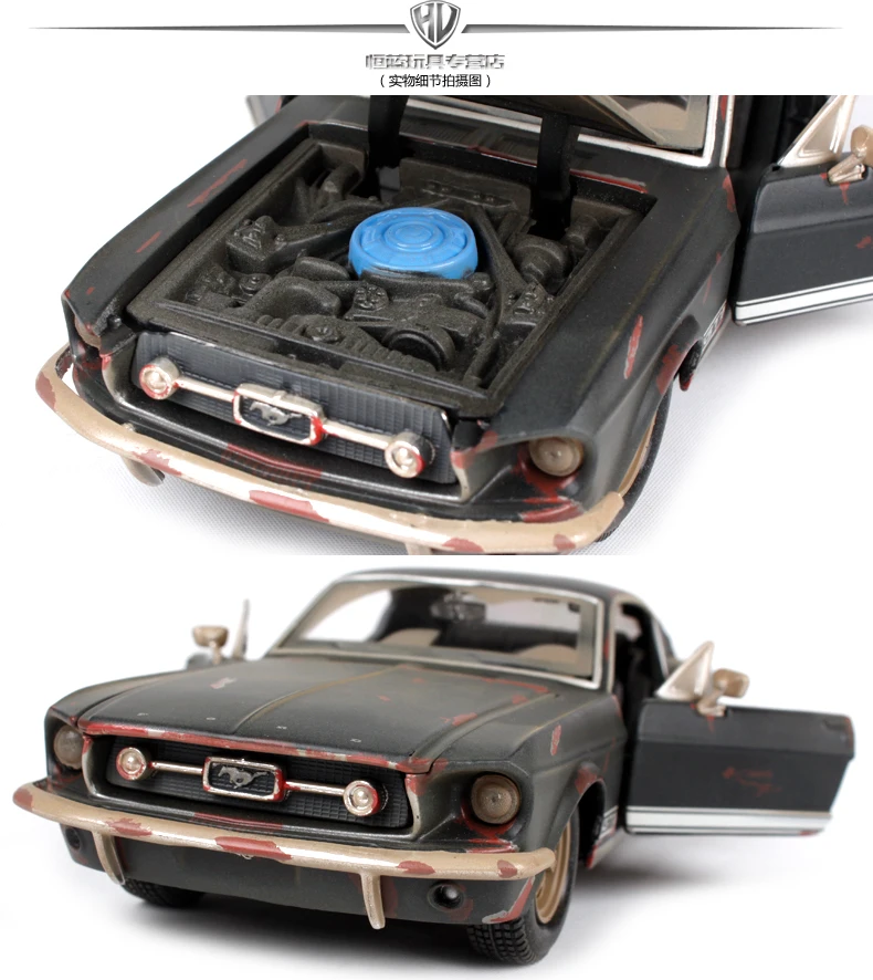 Maisto 1:24 1967 FORD Mustang GT Do Старая винтажная литая под давлением модель автомобиля игрушка Новинка в коробке Новое поступление 32142