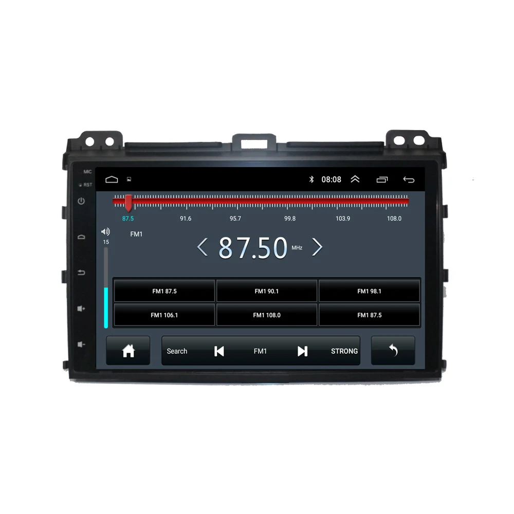 Best 9" Android 8.1 Car Autoradio Multimedia Player For Toyota Prado GPS Navigation Audio Radio Car Stereo 2