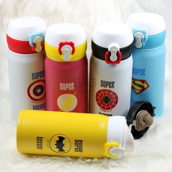 

350ML Cute Stainless Steel Vacuum Flask for Kids Girls Men Water Bottle Cartoon Garrafa Termica Thermo Mug Thermos