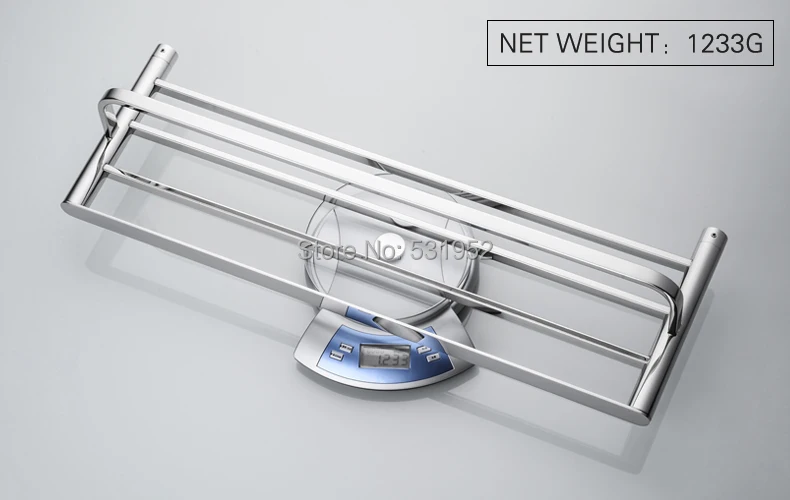 Вешалка для полотенец для ванной комнаты SUS304 из нержавеющей стали, полотенцесушитель, 23 дюйма, настенная полка, стойкая к коррозии, польские полки для ванной комнаты