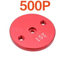 500 шт. сплав алюминий сервопривод руки Рог 15 т зубы металлический круглый диск типа для Hitec HS-55 двигатель RC робот автомобиль самолет