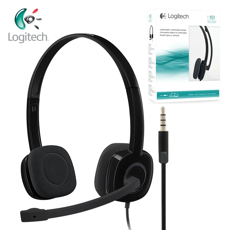 Logitech H151 Headphone Stereo Headset 
