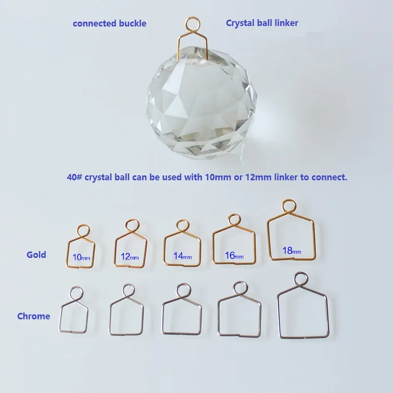 

Metal Hooks Plated Chromium/gold Connectors For hanging Chandelier Crystal Ball Pendants, lighting accessories
