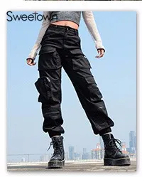 Sweetown V Neck Sexy Hot Bodycon Bodysuits Women Strap Sleeveless Rompers Letter Embroidery Bodysuit Party Clubwear Summer