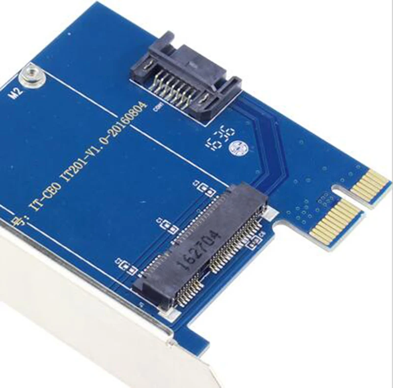 PCIe PCI-e для mSATA и SATA3.0 комбо PCI Express 6,0 Гбит/с Карта адаптера
