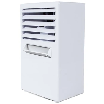 

SANQ Air Conditioner Fan,Air Personal Space Cooler Small Desktop Fan Quiet Personal Table Fan Mini Evaporative Air Circulator