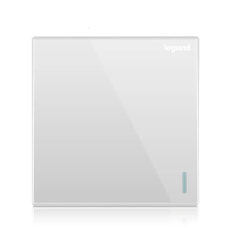High Quality 1 Gang Intermediate Switch Minimalist Magnolia White Large Panel Wall 86 type Multi-control | Обустройство дома