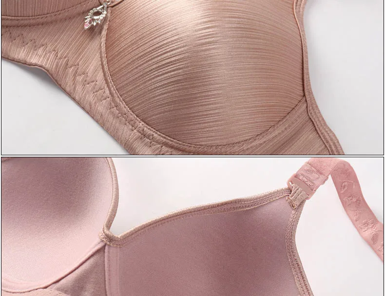 Women Bra Lingerie Ladies Strip Wire Free Seamless Brassiere Plus Size 36-42 B C Cup Bras Bralette Wireless Bra for Women 0026