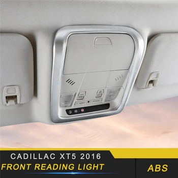 

FOR Cadillac XT5 2016 Car Styling Back Front Reading Light Lamp Panel Cover Trim Frame Sticker Interior Accessories