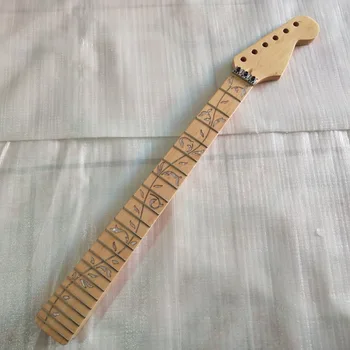 

22 Frets inlay Tree of Life maple Electric Guitar Neck for Strat Guitar Parts