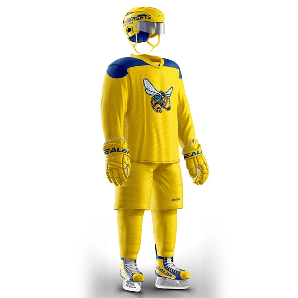 Coldindoor винтажные хоккейные тренировочные майки набор с принтом пчелиного логотипа дешевые высокое качество H6100-16