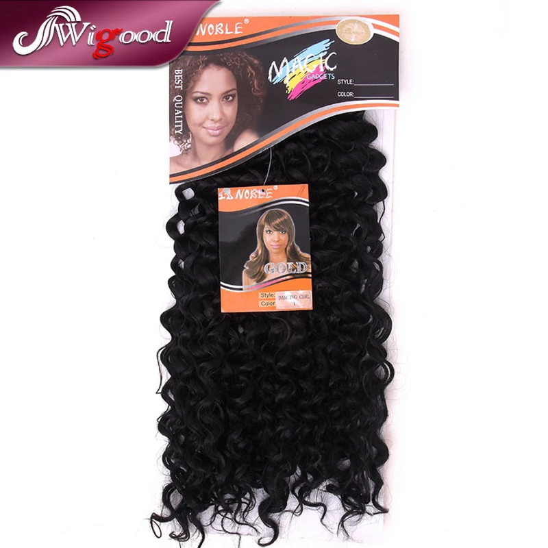 3pcs Lot Noble Gold Dancing Curl Synthetic Hair18 Color1 Premium