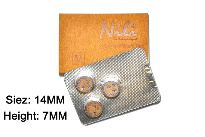 

Free shipping 3pcs/lot Original Taiwan 14mm NILI Brown Professional 9layers pigskin leather Billiard Pool cue tips in SS/S/M/H