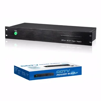 

Rack Mount Power Supply 18 Channel Power box Output DC12V 20A For CCTV Security surveillance video cameras