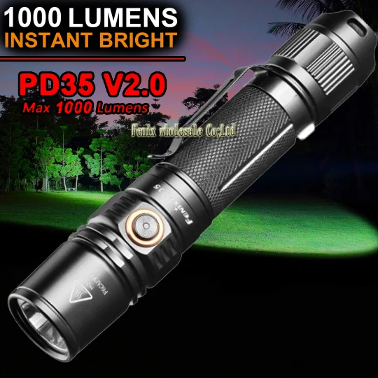 

FENIX PD35 V2.0 Torch Flashlig 1000 lm suitable for military use policing outdoor exploring emergency lighting