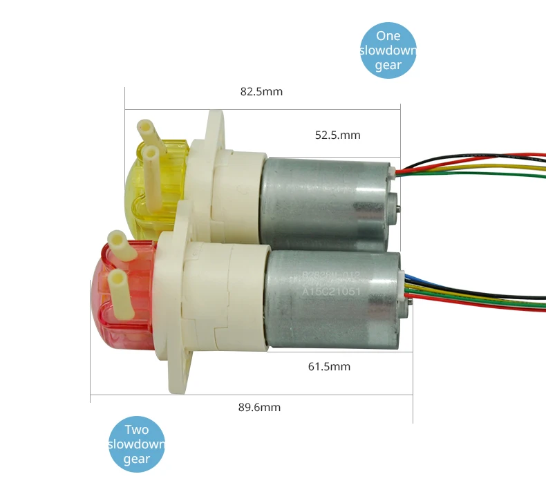 Kamoer KFS Мини DC перистальтический насос маленький водяной насос 12 V/24 V с высокой восприимчивостью микро дозирующий насос с блоком питания постоянного тока бесщеточный двигатель