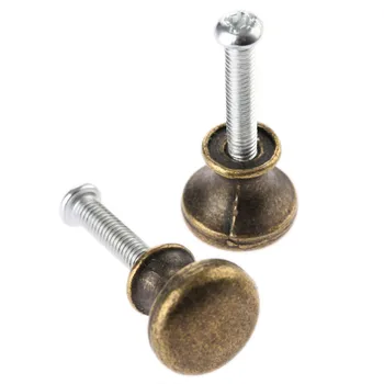 

2Pcs 15mm Antique Furniture Handle Cupboard Handle Decorative Mini Jewelry Box Drawer Cabinet Door Pull Knob Furniture Hardware