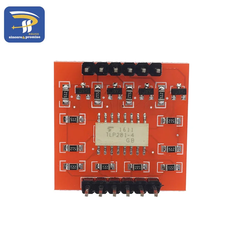 TLP281 4-канальный оптоизолятор IC модуль для Arduino Плата расширения высокий и низкий уровень оптопара изоляции 4 канала